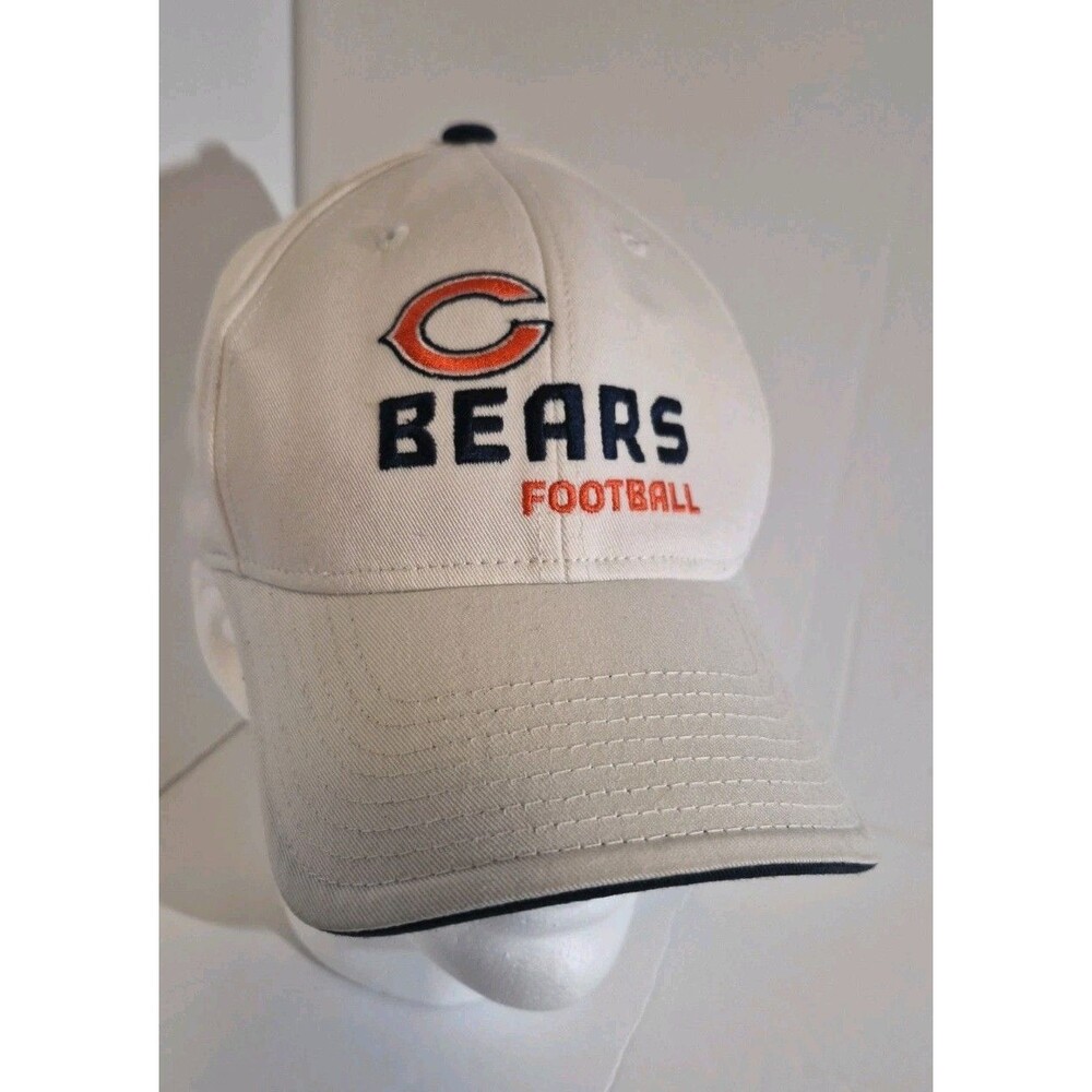 Chicago Bears Football NFL NFC cap Adjustable White